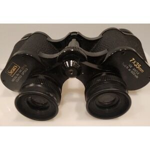 Vintage Sears Black Binoculars Wide Angle 7x35mm 500ft at 1000yds